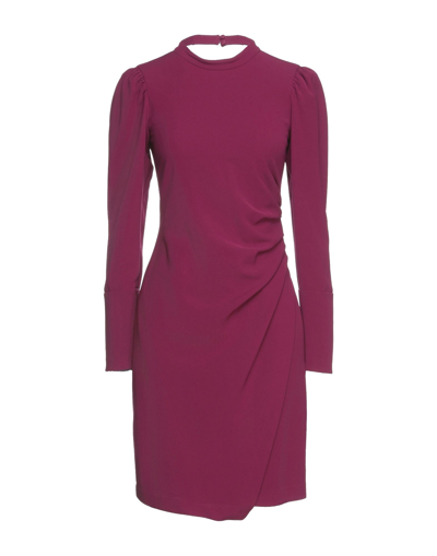 Shop Beatrice B Beatrice .b Woman Mini Dress Mauve Size 8 Polyester, Elastane In Purple