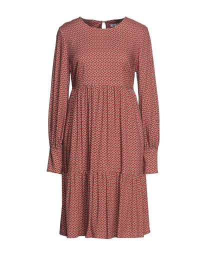 Shop Camicettasnob Woman Mini Dress Red Size 10 Viscose