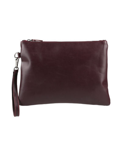 Shop My Choice Woman Handbag Burgundy Size - Calfskin In Red