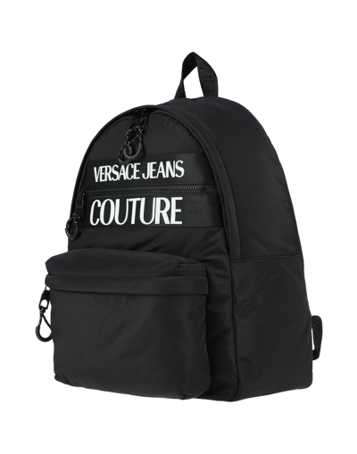 Shop Versace Jeans Couture Backpacks In Black