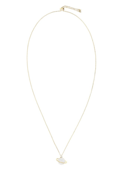 Shop Apm Monaco Planet Adjustable Necklace In Gold