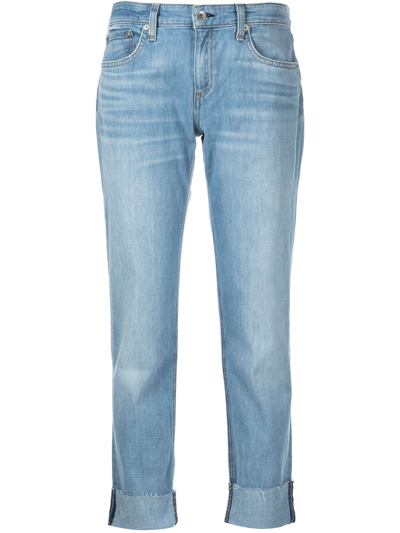 Shop Rag & Bone Slim-cut Denim Jeans In Blue