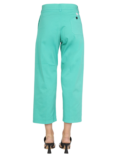 Shop Department Five Jeans Cropped Fit In Verde