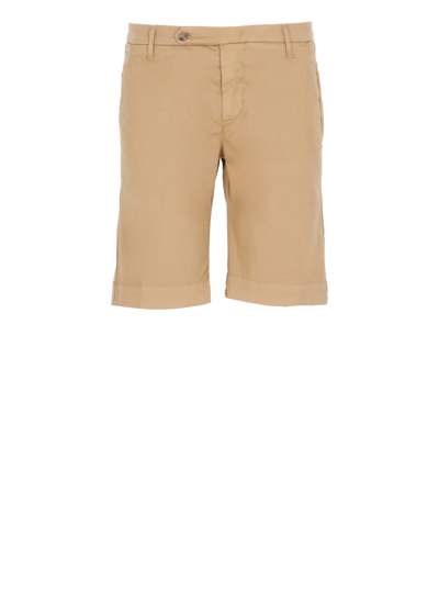 Shop Entre Amis Cotton Bermuda Shorts In Brown