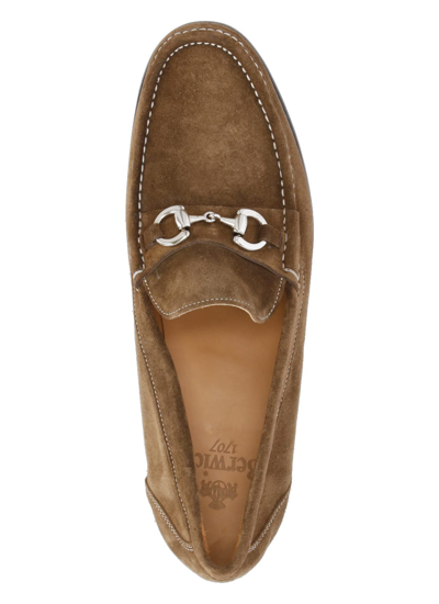 Shop Berwick 1707 Florence Loafers In Brown