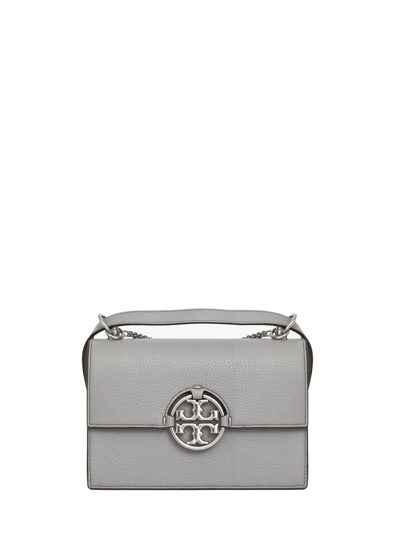 Shop Tory Burch Grey Small Miller Bag