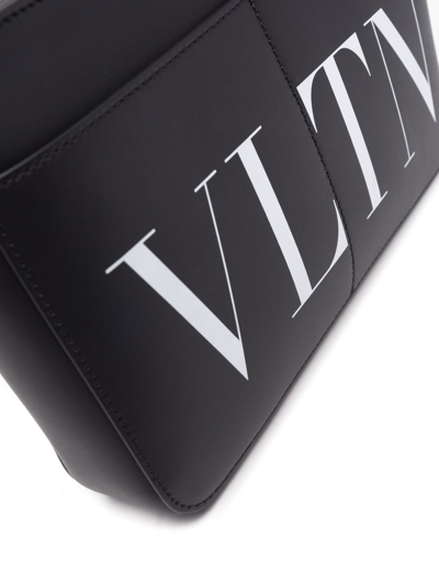 Shop Valentino Garavani Logo Shoulder Bag Bags In Black