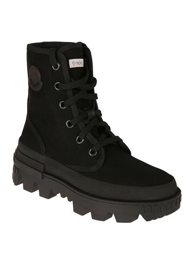 Shop Moncler Pyla Ankle Boots In Black