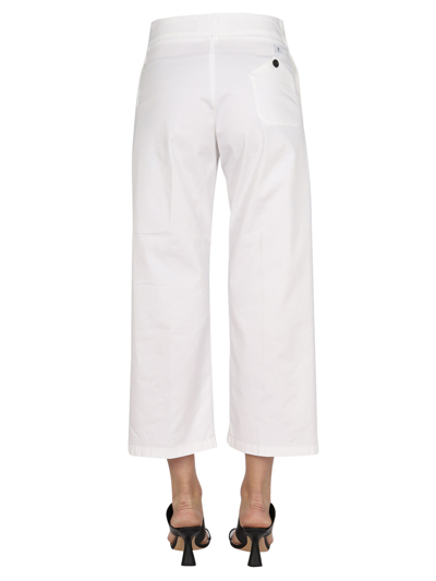 Shop Department Five Cropped Fit Jeans In Bianco