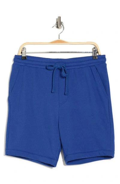 Shop Bella+canvas Drawstring Sweat Shorts In Sapphire