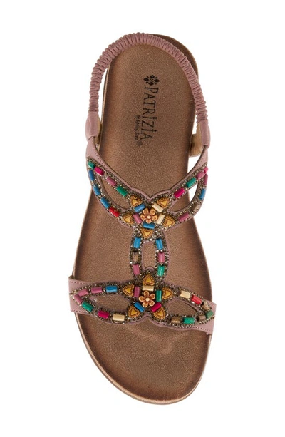Spring Step Beaded Sandal In Pink