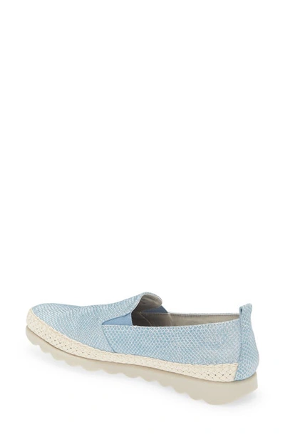 Shop The Flexx Chappie Slip-on Sneaker In Celeste Milos