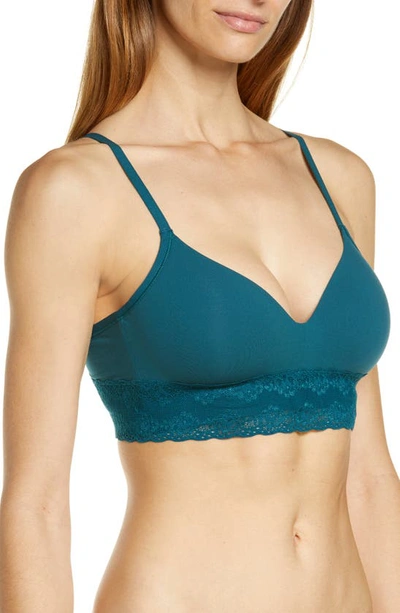 Natori Bliss Perfection Bralette In Deep Jade