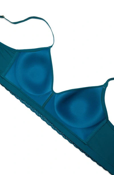 Natori Bliss Perfection Bralette In Deep Jade