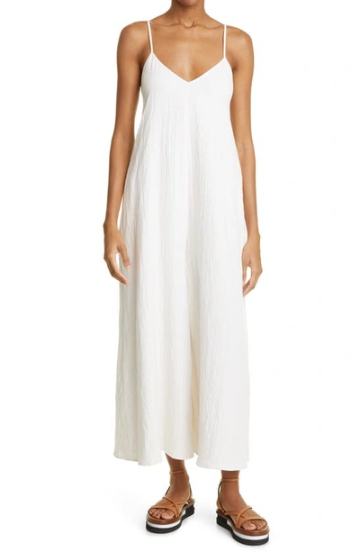Mara Hoffman Carly Sleeveless Organic Cotton Blend Jumpsuit In White