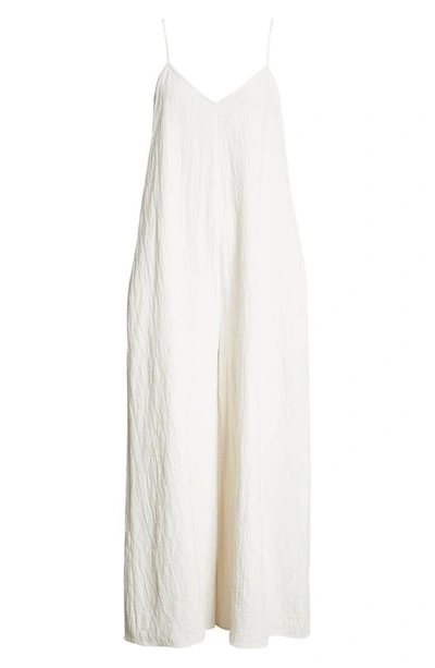 Mara Hoffman Carly Sleeveless Organic Cotton Blend Jumpsuit In White