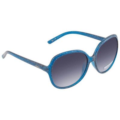 Shop Skechers Gradient Blue Round Ladies Sunglasses Se6018 90w 59