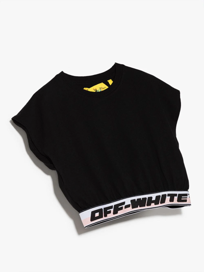 Off-white Logo-underband Short-sleeve T-shirt In Black