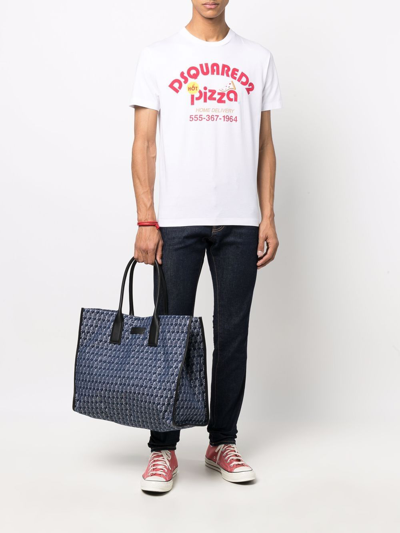 Dsquared2 Logo-print Short-sleeve T-shirt In White