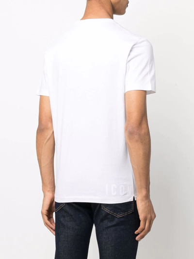 Dsquared2 Logo-print Short-sleeve T-shirt In White
