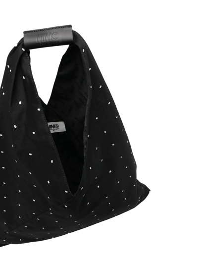 Shop Mm6 Maison Margiela Classic Japanese Tote Bag In Black