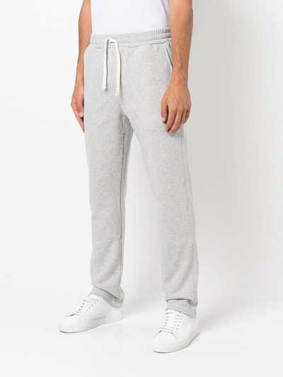 Shop Norse Projects Logo-patch Cotton Sweatpants In Grau