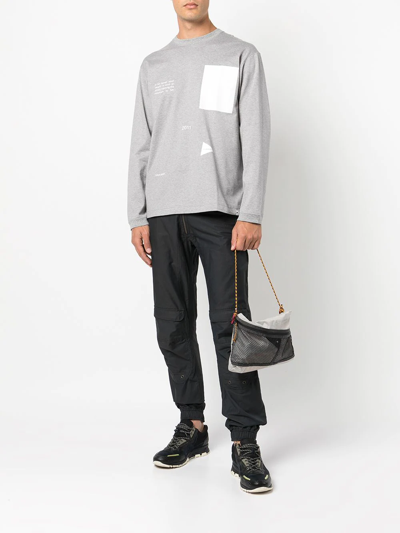 Klättermusen Algir Mesh-panel Backpack In Grau