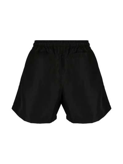 Shop Flaneur Homme Logo-print Detail Swim Shorts In Black