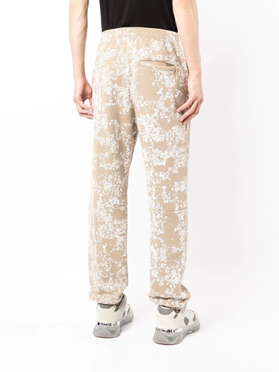 Shop John Elliott Sydney Graphic-print Track Pants In Braun