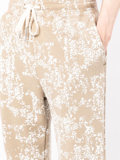 John Elliott Sydney Graphic-print Track Pants In Braun
