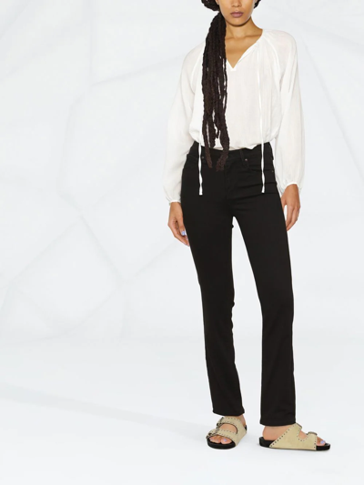 Levi's Trendy Plus Size 724 High-rise Straight-leg Jeans In Schwarz