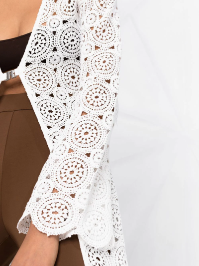 Rotate Birger Christensen 'kwanie' Crochet Beach Cover-up In White |  ModeSens
