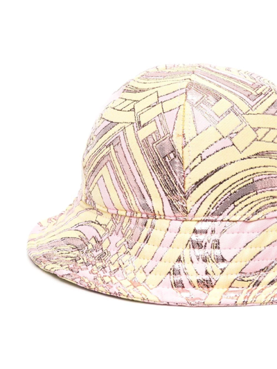 Shop Emilio Pucci Junior Graphic-print Bucket Hat In Pink