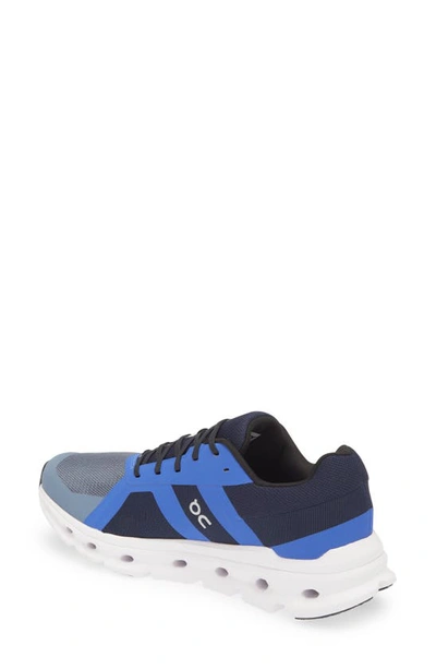 Shop On Cloudrunner Running Shoe In Metal/ Midnight
