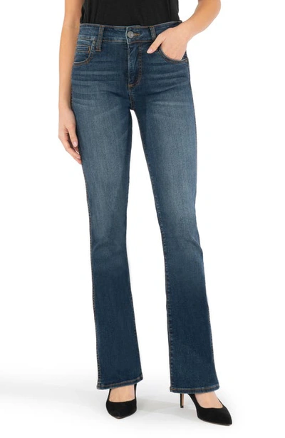 Shop Kut From The Kloth Natalie Fab Ab High Waist Bootcut Jeans In Monument
