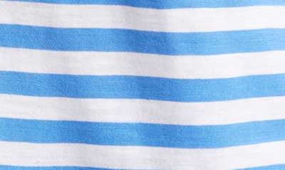 Shop Caslon Short Sleeve V-neck T-shirt In Blue Palace- White Stripe