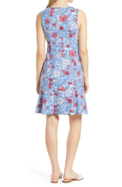 Shop Tommy Bahama Darcy Geo Garden Floral Knit Dress In Coconut