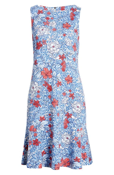 Shop Tommy Bahama Darcy Geo Garden Floral Knit Dress In Coconut