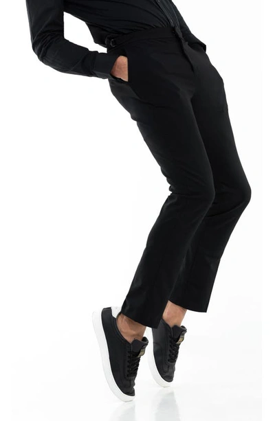 Shop D.rt Cannen Classic Slim Fit Ankle Pants In Black