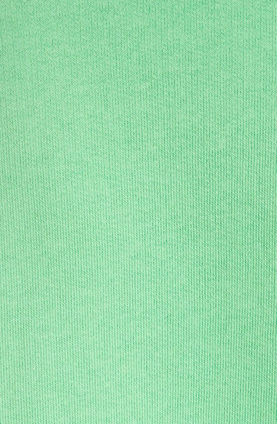 Shop Acne Studios Faro Face Patch Organic Cotton Sweatshirt In Fern Green