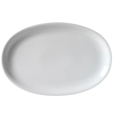 Shop Ginori 1735 Barcellona Oval Flat Platter In White