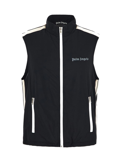 Shop Palm Angels Classic Logo Vest In Black