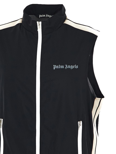 Shop Palm Angels Classic Logo Vest In Black