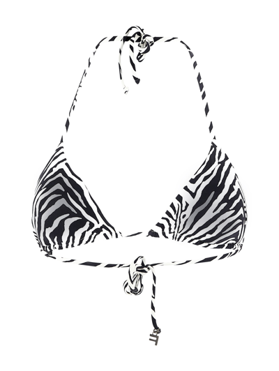Shop Fisico Zebra Bikini Top In White