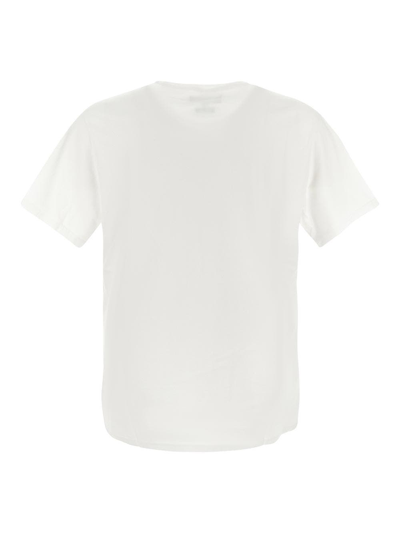 Shop Barbour Logo Print T-shirt In White