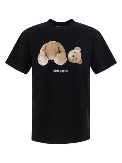 Shop Palm Angels Bear Classic T-shirt In Black