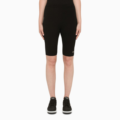 Shop Prada | Cycling Shorts With Logo Plaque In Black