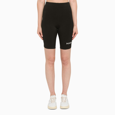Shop Marc Jacobs Black Logo-patch Cycling Shorts