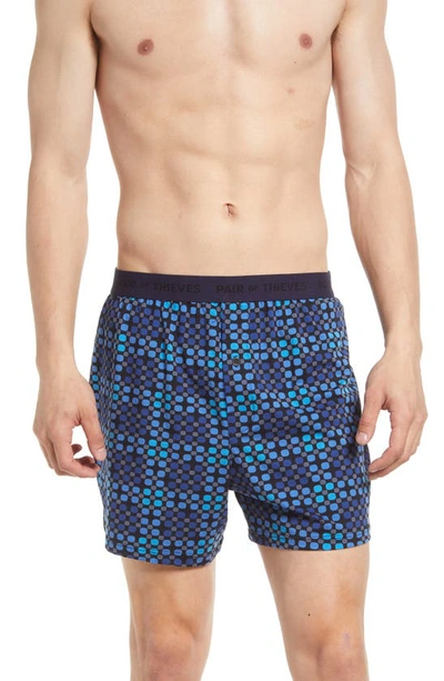 Shop Pair Of Thieves Assorted 2-pack Supersoft Boxer Briefs In Navy/ Black