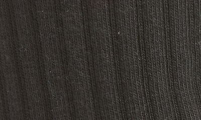 Shop Burberry Monogram Rib Socks In Black